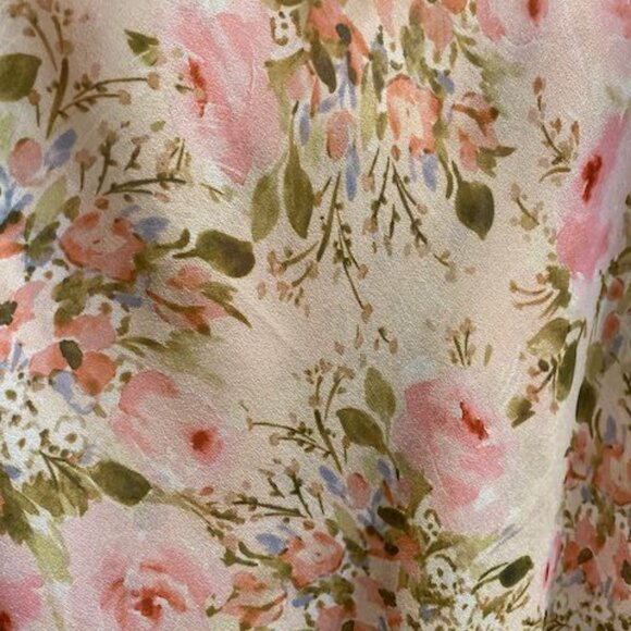 Emmaline Floral Lace Trim Maxi Dress - Picture 8 of 12